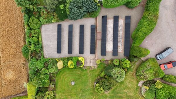 Ground-Mount Solar Installation at The Old Rectory near Shrewsbury, Shropshire example photo