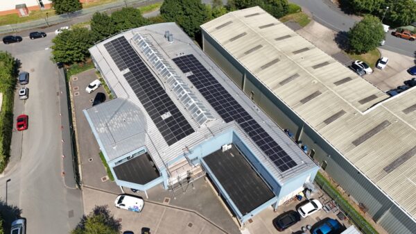 Roof-Mounted Solar Installation for Cotswold BMW/MINI in Tewkesbury example photo