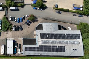 A photo to represent the 'Roof-Mounted Solar Installation for Cotswold BMW/MINI in Tewkesbury' project