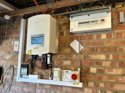 Image of our solar PV installation at a customer's premises.