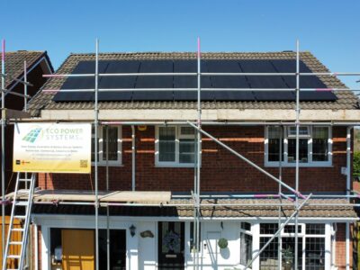 Image of our solar PV installation at a customer's premises.