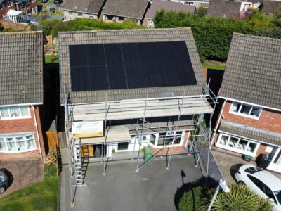 Image of our solar PV installation at a customer's premises.
