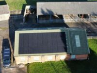 A photo of a recent Eco Power Systems solar panel installation