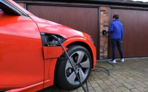 A photo of a solar pv installation